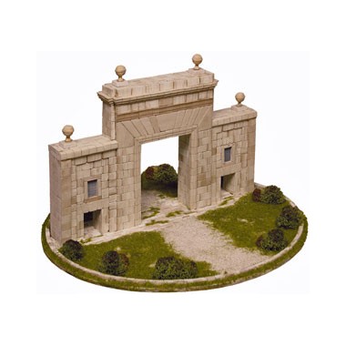 Maquette Porte del Carmen à Saragosse, Espagne, 18ème siècle 