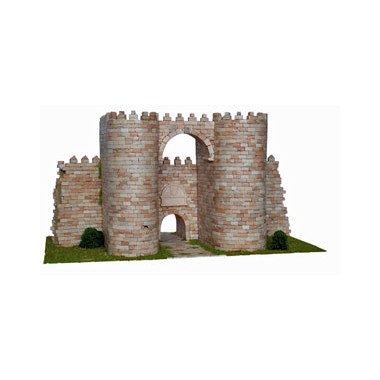 Maquette Porte del Alcazar, Avila, Espagne, 11-12ème siècle Maquette Porte del Alcazar, Avila, Espagne, 11-12ème siècle