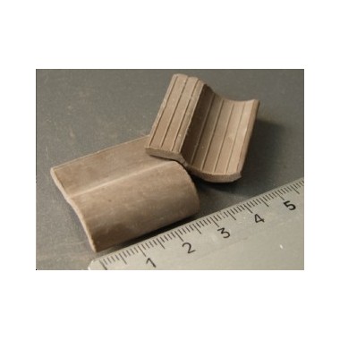 Tuiles Romanes grises, 100 pièces 28 x 26 x 9 mm Tuiles Romanes grises, 100 pièces 28 x 26 x 9 mm