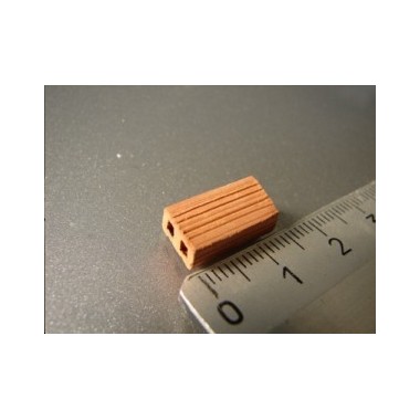 Briques creuses, 150 pièces 14 x 7 x 5 mm