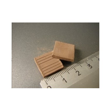 Tuiles plates ou Carreaux gris, 150 pièces 15 x 15 x 2 mm