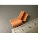 Tuiles Romanes rouges, 150 pièces 15 x 11 x 4 mm