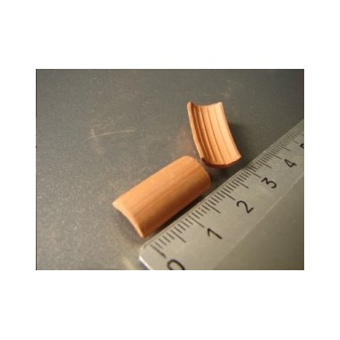 Tuiles Arabes rouges, 150 pi&egrave;ces 20 x 10 x 3 mm