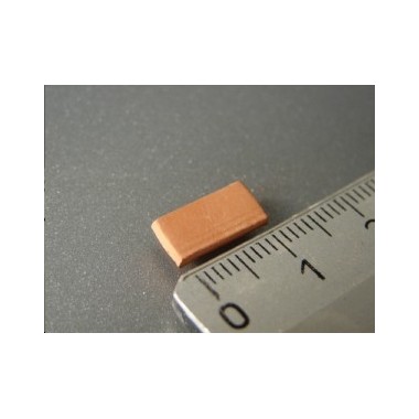 Ardoises rouges, 300 pièces 11 x 6 x 1 mm