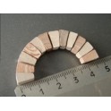 Briques Voussoir 50 x 25 mm couleurs variées, 50 pièces