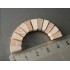 Briques Voussoir 50 x 25 mm couleurs variées, 50 pièces