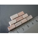 Pierres murs couleurs variées, 3000 pièces 9/11 x 5 x 5 mm