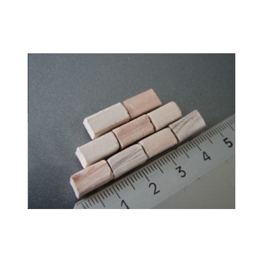 Pierres murs couleurs vari&eacute;es, 3000 pi&egrave;ces 9/11 x 5 x 5 mm