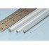 Profilé aluminium tube 2 mm / 1.1 mm, longueur 305 mm