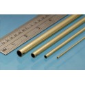 Profilé laiton tube 10 mm / 9.1 mm, longueur 305 mm