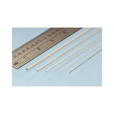 Profilé laiton tige ronde 0.5 mm, longueur 305 mm