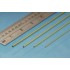 Profilé laiton micro tube 1.0 mm / 0.8 mm, longueur 305 mm