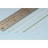 Profilé laiton micro tube 0.9 mm / 0.45 mm, longueur 305 mm