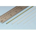 Profilé laiton micro tube 1.5 mm / 0.8 mm, longueur 305 mm