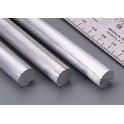 Profilé nickel-argent baguette ronde 0.6 mm, longueur 305 mm 