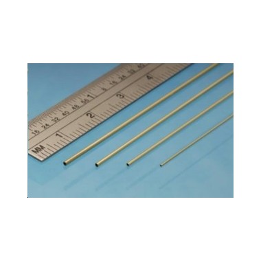Profilé nickel-argent micro tube 0.3 mm / 0.12 mm, longueur 305 mm