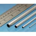 Profilé nickel-argent micro tube 0.8 x 0.1 x 0.6 mm, longueur 305 mm 