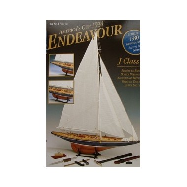 Maquette Endeavour, America Cup 1934, avec outils