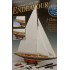 Maquette Endeavour, America Cup 1934, avec outils