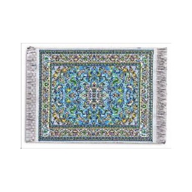 Tapis bleu 11x7.5cm