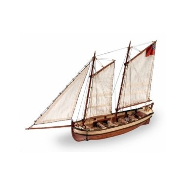 Maquette chaloupe auxiliaire de l'Endeavour