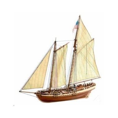 Maquette Virginia, goelette américaine du 19ème siècle