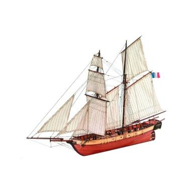 Maquette La Toulonnaise, Goelette armée 1823