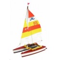 Maquette Hobie Cat, petit catamaran