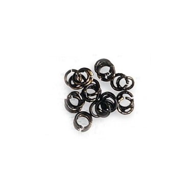 Anneaux en Laiton bruni Diamètre 3 mm (50 unités) 