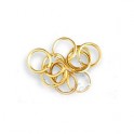 Anneaux en Laiton Diamètre 6mm (60 unités)