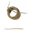 Fil coton beige (haubans ou autre) 0.15 mm longueur 2 x 25 m