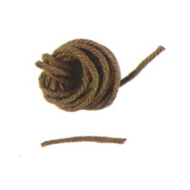 Fil coton beige (haubans ou autre) 0.75mm longueur 10m