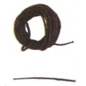 Fil coton marron (haubans ou autre) 0.15mm longueur 40m