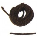 Fil coton marron (haubans ou autre) 0.50mm longueur 20m