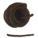 Fil coton marron (haubans ou autre) 0.75mm longueur 10m