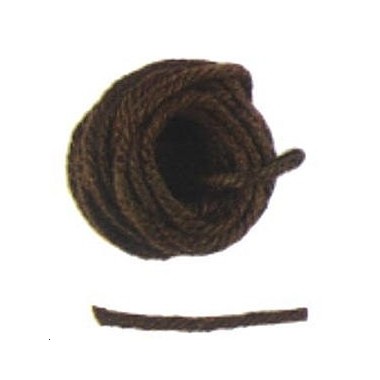 Fil coton marron (haubans ou autre) 0.75mm longueur 10m