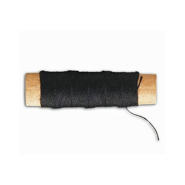 Fil coton noir (haubans ou autre) 0.15mm longueur 40m 