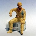Figurines maquettes Pilote F1 assis