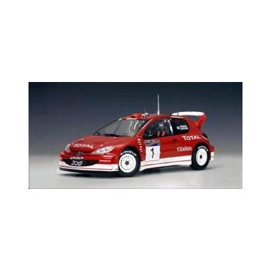 Miniature Peugeot 206 WRC Gronholm 1 Vainqueur Argentine 2003