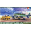 Maquette Messerschmitt Me262 A-2a, avec Kettenkraftrad de remorquage