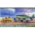 Maquette Messerschmitt Me262 A-2a, avec Kettenkraftrad de remorquage