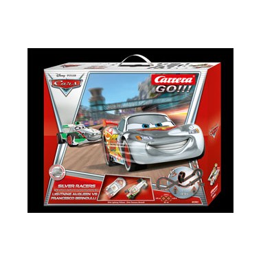 Coffret Circuit Carrera Go !!! Cars - Silver Racers 1/43