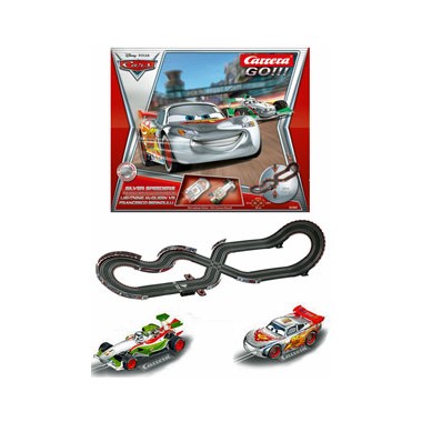 Coffret Circuit Carrera Go !!! Cars - Silver Speeders 1/43 - francis  miniatures