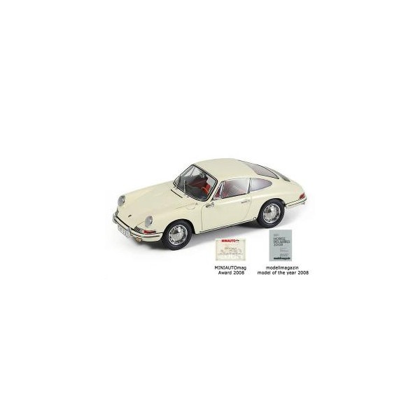 Miniature CMC Porsche 901/911 1964 Ivoire 1/18 - Excellent état - Sans Boîte