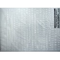 Décalques Codes aviation français blancs