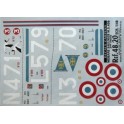Décalques Morane Saulnier MS.406, N°2