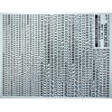 Décalques Numeros de serie RAF noirs, N°1
