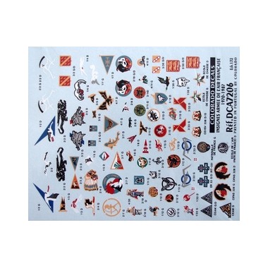 Décalques Insignes Armée de l'Air française 1970 à 1987
