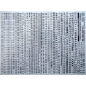Décalques Codes aviation français noirs