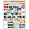 Décalques Plaques et numeros Rallyes Monte Carlo / Suéde 2013